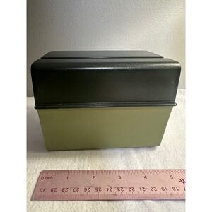 Rubbermaid recipe card holder‎ avocado green vintage